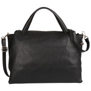 Florence Damen Handtasche Leder Tasche schwarz OTF184S1