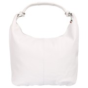 Florence Damen Schultertasche Hobo Bag Leder Tasche weiß OTF190W1