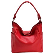Florence Damen Schultertasche Echtleder Tasche rot OTF199R4