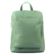 Florence Rucksack Damen Echtleder Cityrucksack hellgrün OTF610L