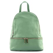 Florence Rucksack Damen Echtleder Cityrucksack hellgrün OTF612L