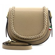 Florence Damen Satteltasche Echtleder taupe OTF806C