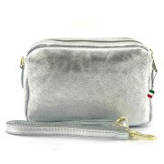 Florence Damen Tasche Echtleder silber OTF809J