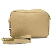 Florence Umhängetasche Damen Tasche Schultertasche Echtleder taupe OTF809N