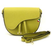 Florence Damen Satteltasche Echtleder gelb OTF810Y