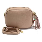 Florence Umhängetasche Damen Tasche Schultertasche Echtleder rosa OTF811A