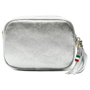 Florence Damen Tasche Echtleder silber metallic OTF811J