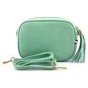 Florence Umhängetasche Damen Tasche Schultertasche Echtleder türkis OTF811T