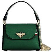 Florence Biene Damen Handtasche Echtleder grün OTF817G
