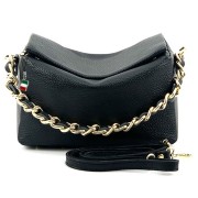 Florence Citytasche Echtleder Damen schwarz OTF818S