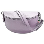 Florence Echtleder Bauchtasche groß Damen rosa Jugend OTF825A