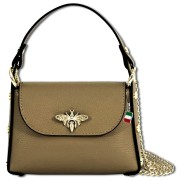Florence Biene Damen Handtasche Echtleder taupe OTF831N2