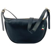 Florence Damen Umhängetasche Leder Tasche schwarz OTF835S1