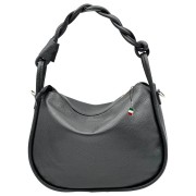 Florence Echtleder Hobo Bag Damen schwarz OTF852S1