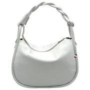 Florence Echtleder Hobo Bag Damen weiß OTF852W1