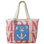 Robin Ruth Schultertasche Baumwolle Polyester beige pink OTG5121I