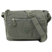 Bag Street Nylon Umhängetasche grau Damen Tasche OTJ201K