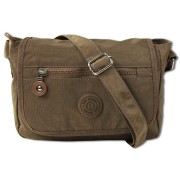 Bag Street Nylon Umhängetasche braun Damen Tasche OTJ201N