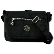 Bag Street Nylon Umhängetasche schwarz Damen Tasche OTJ201S