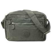 Bag Street Nylon Umhängetasche grau Damen Tasche OTJ202K