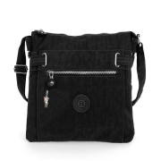 Damen schwarz Nylon Bag Street Handtasche OTJ207S