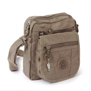 Bag Street Nylon grau, braun Crossover OTJ215L