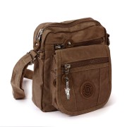 Nylon braun kleine Crossover Bag Street OTJ215N