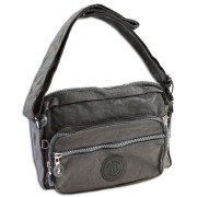 Bag Street leichte Nylon grau Handtasche OTJ227K