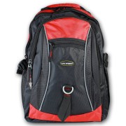 Bag Street Rucksack Nylon schwarz/rot Freizeit - Sportrucksack OTJ6540R