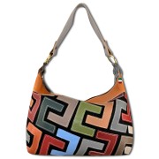 Florence ital. Damen Shopper Echtleder Patchwork OTM101T