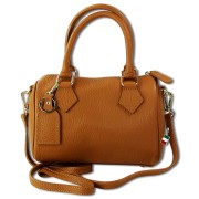 Florence Damen Handtasche Bowlingtasche Echtleder tan OTM807C
