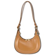 Florence Damen Umhängetasche Leder Tasche braun, taupe OTM814C