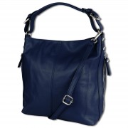 Toscanto Damen Beuteltasche Shopper Leder Tasche blau OTT101SM