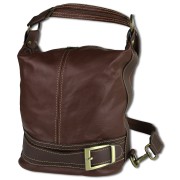 Toscanto Damen Rucksack Leder Tasche braun OTT104SN