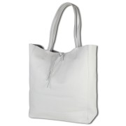 Toscanto Damen Shopper Leder Tasche weiß OTT112SW