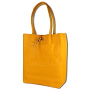 Toscanto Damen Shopper Leder Tasche gelb OTT112SY