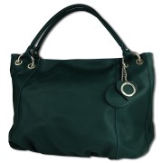 Toscanto Damen Henkeltasche Leder Tasche türkis OTT128ST