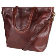 Toscanto Damen Shopper Businesstasche Leder Tasche braun OTT133SN