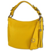Toscanto Damen Shopper Leder Tasche gelb OTT134SY