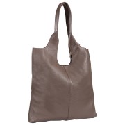 Toscanto Damen Shopper Leder Tasche grau OTT166SK3