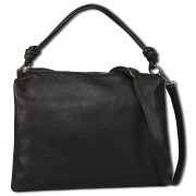 Toscanto Damen Schultertasche Leder Tasche schwarz OTT173SS1