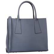 Toscanto Damen Handtasche Leder Tasche blau grau OTT183HH5