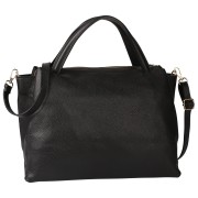 Toscanto Damen Handtasche Leder Tasche schwarz OTT184HS1