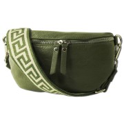 Toscanto Damen Gürteltasche Leder Tasche grün OTT807BG