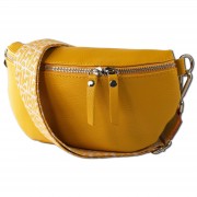 Toscanto Damen Gürteltasche Leder Tasche gelb OTT807BY