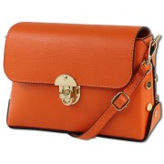 Toscanto Damen Umhängetasche Leder Tasche orange OTT808UO