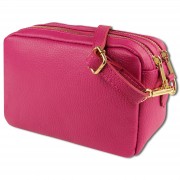 Toscanto Damen Umhängetasche Leder Tasche pink OTT809UP