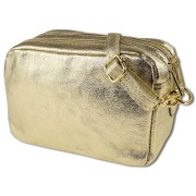 Toscanto Damen Umhängetasche Leder Tasche gold OTT809UZ