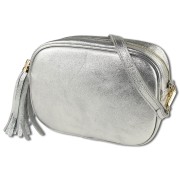 Toscanto Damen Leder Tasche silber metallic OTT811UJ