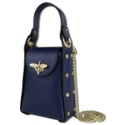 Toscanto Damen Leder Tasche blau OTT813UB